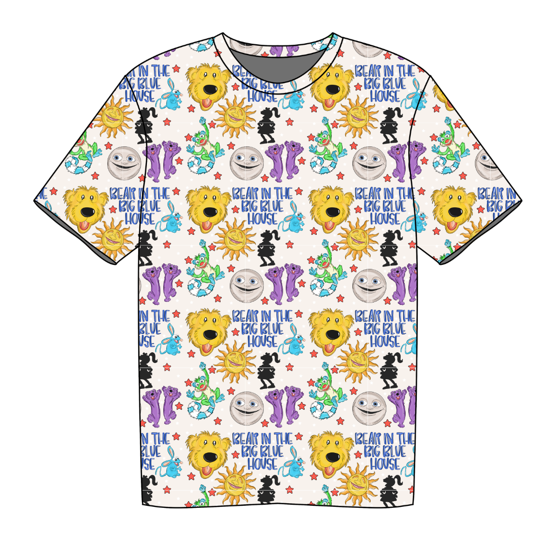 The Big House Rowdy Short Sleeve Shirt Knit - PRE ORDER