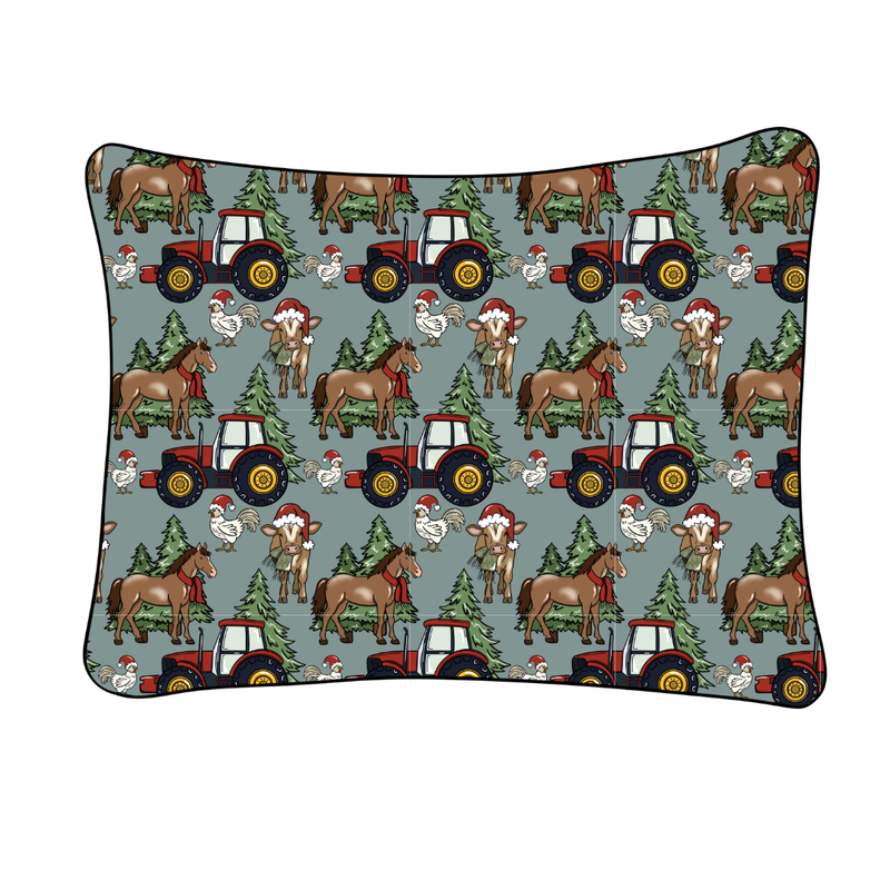 Farmhouse Christmas Pillowcase Bamboo - Pre Order - Christmas Special