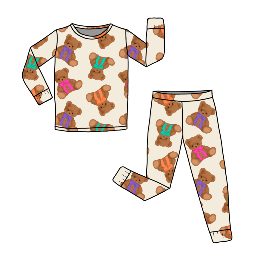 Cuddle Cuties Slumber Bamboo Long Sleeve Pants Set - PRE ORDER
