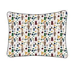 Holly & Plaid Pillowcase Bamboo - Pre Order - Christmas Special