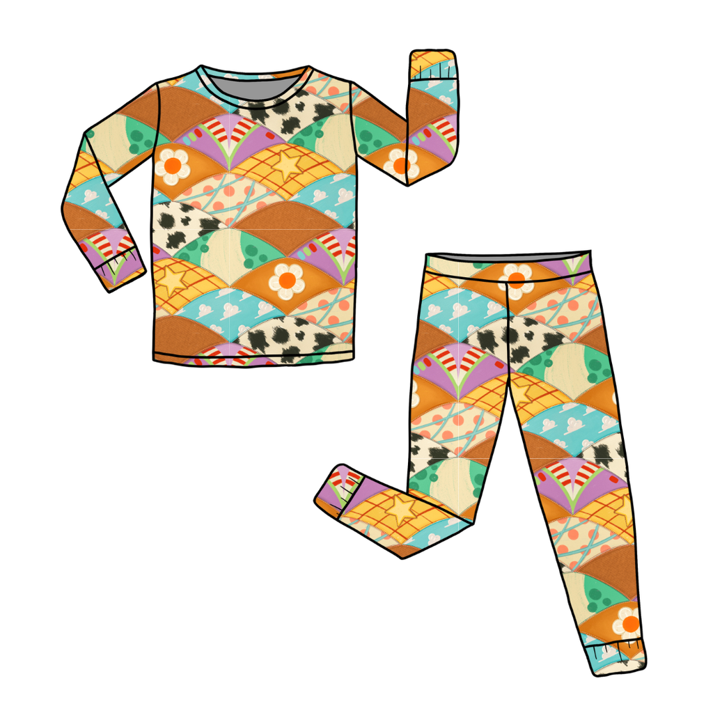 stitched in dreams Slumber Bamboo Long Sleeve Pants Set - PRE ORDER