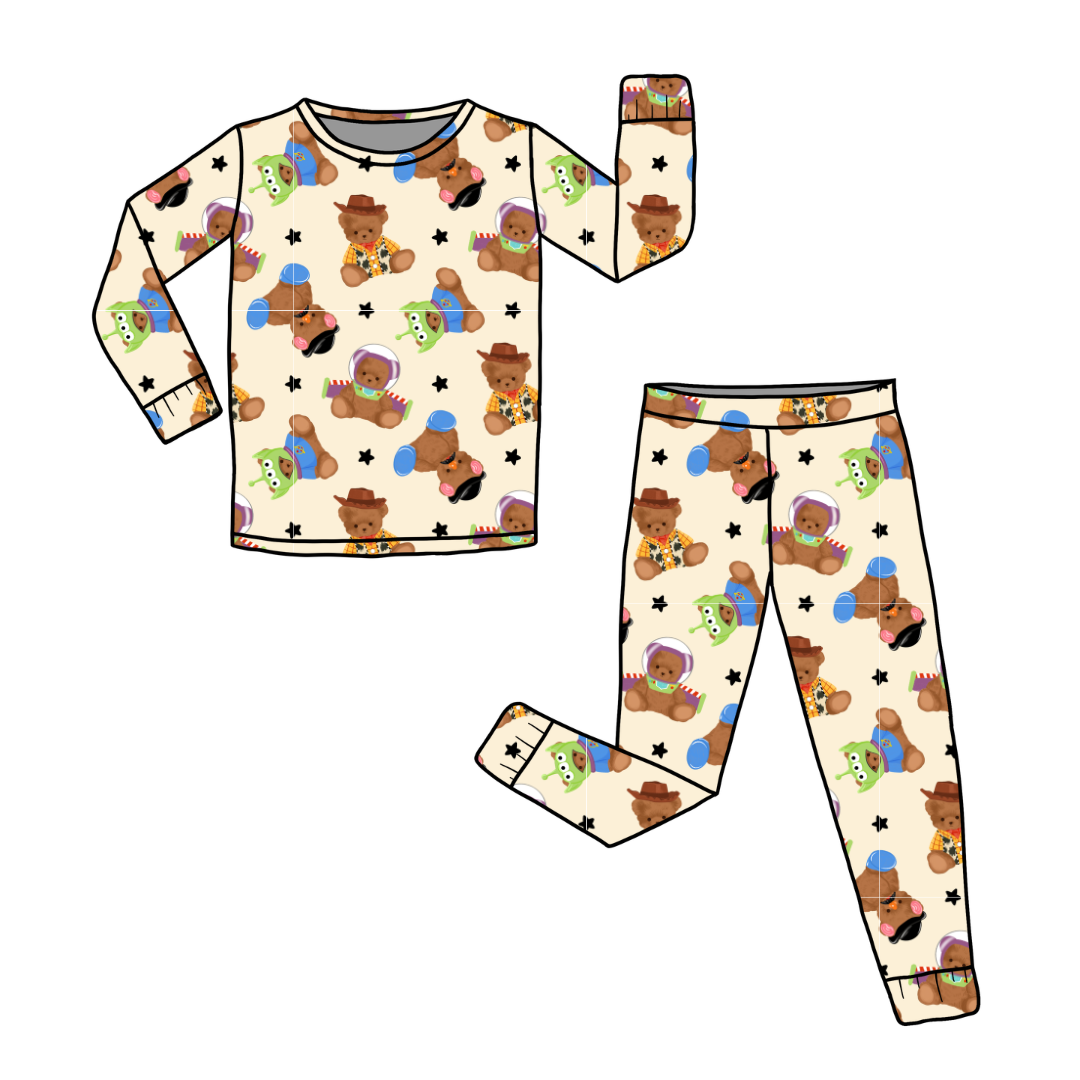 Toy Box Besties Slumber Bamboo Long Sleeve Pants Set - PRE ORDER
