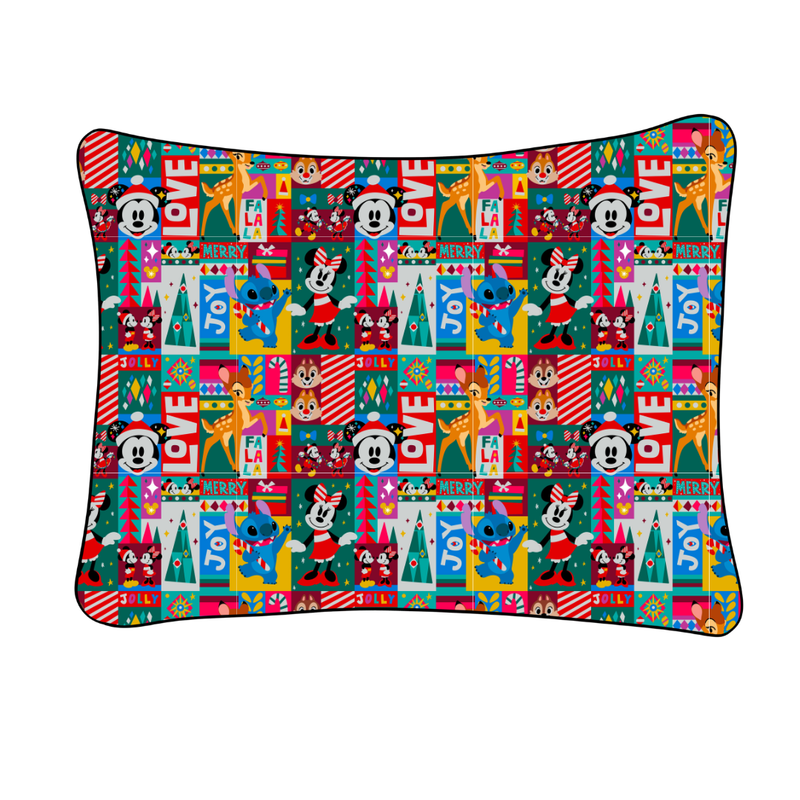 Jolly Patchwork Pillowcase Bamboo - Pre Order - Christmas Special