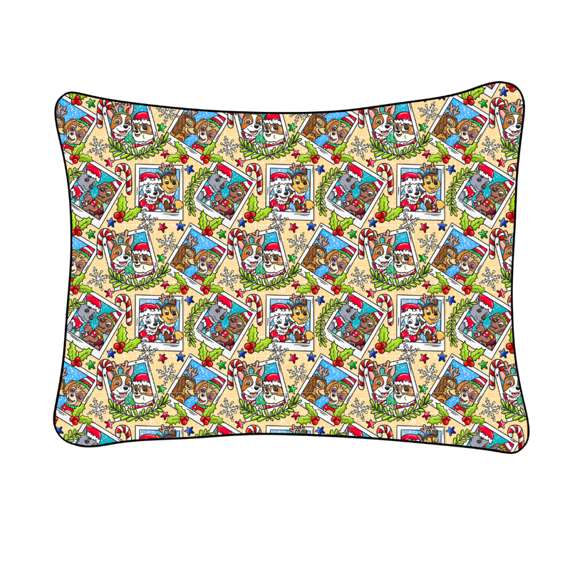 Paws & Claus Pillowcase Bamboo - Pre Order - Christmas Special