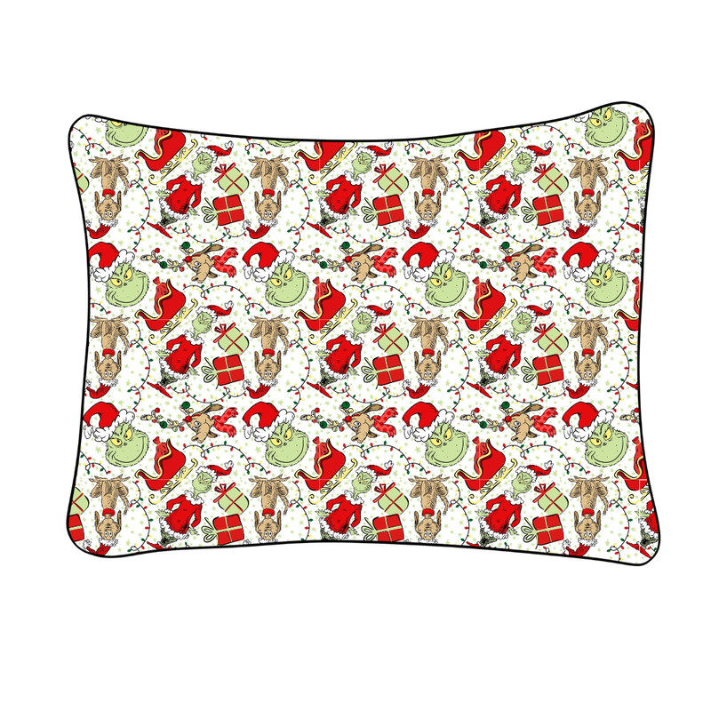 Mistle Toe & Mischief Pillowcase Bamboo - Pre Order - Christmas Special