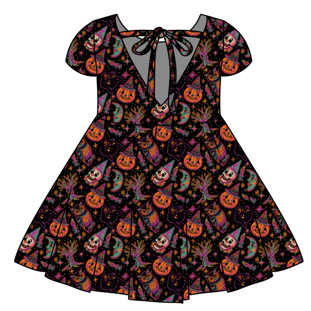 WITCHING HOUR - Honey Girl's Twirl Dress Bamboo - PRE ORDER