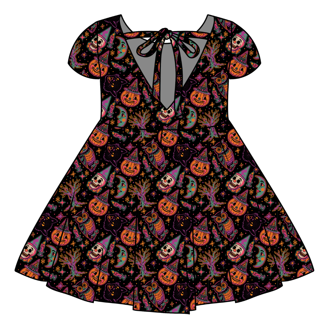 WITCHING HOUR - Honey Girl's Twirl Dress Bamboo - PRE ORDER