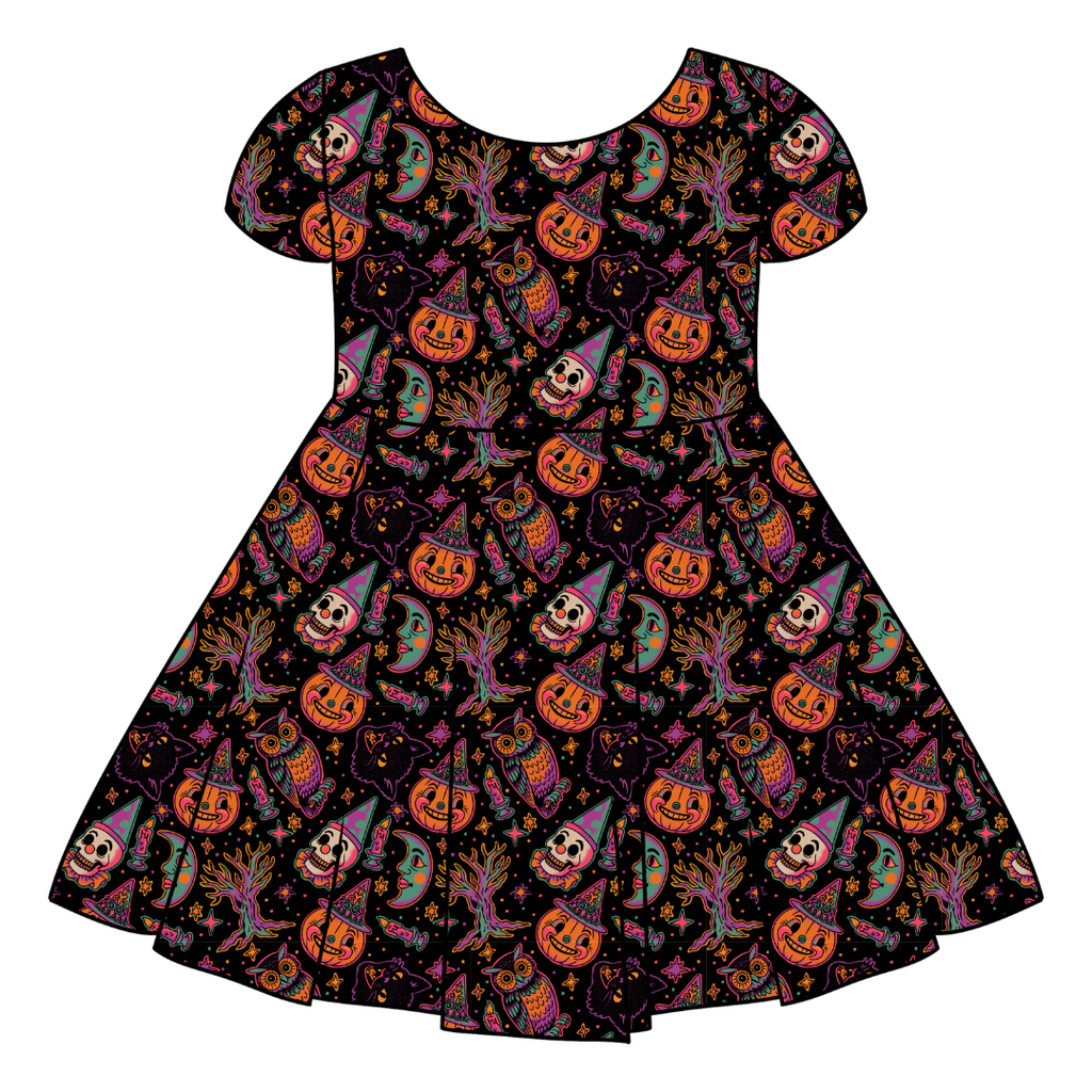 WITCHING HOUR - Honey Girl's Twirl Dress Bamboo - PRE ORDER