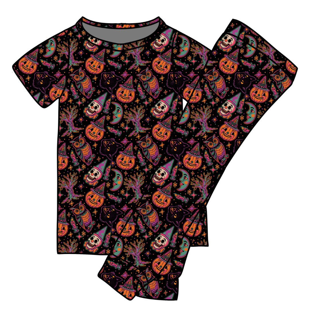 Witching Hour Cozy Bamboo Short Sleeve Pants Set - PRE ORDER