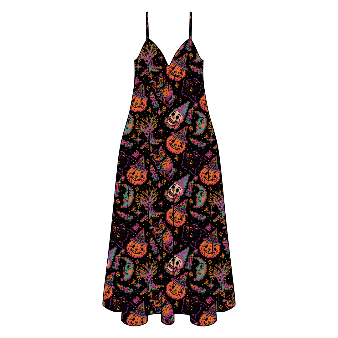 Witching Hour Harper Women's Low Back Dress Bamboo - Pre Order