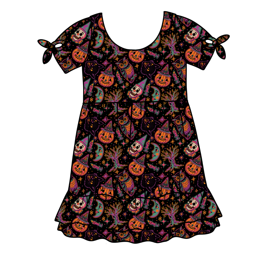 Witching Hour - Serenity Short Sleeve Lounge Dress - PRE ORDER