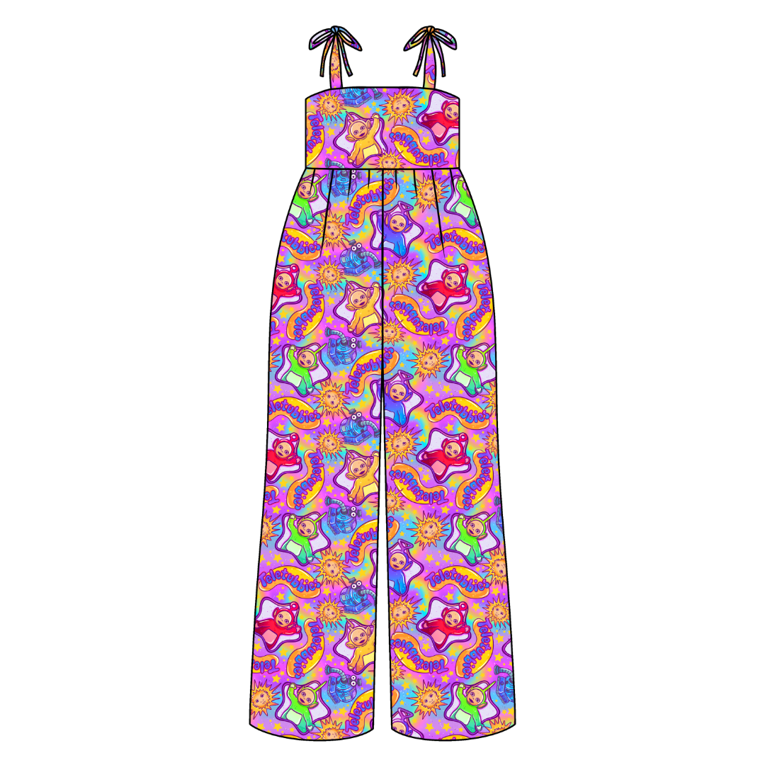 Tubbs Rene Adult Shoulder Tie Jumpsuit Bamboo - Pre Order
