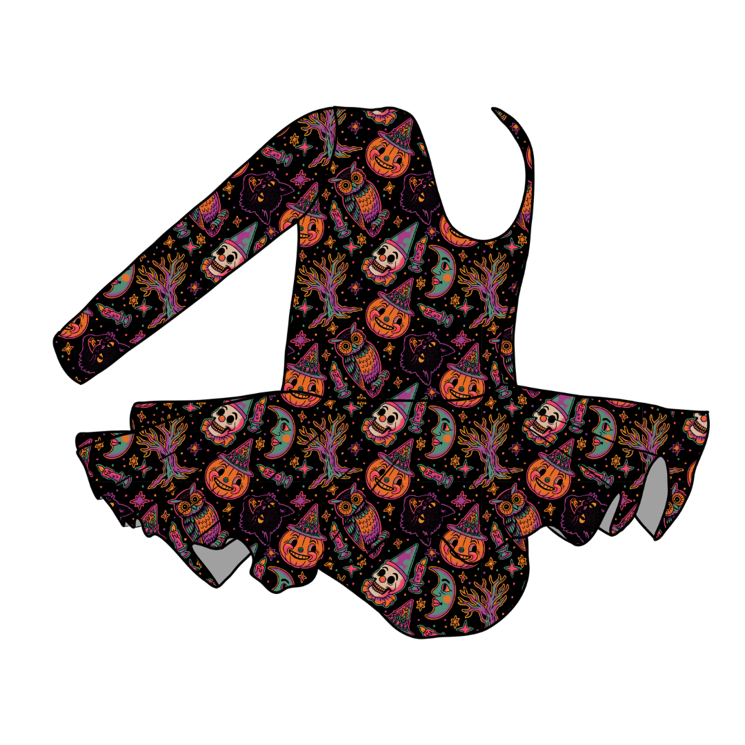 WITCHING HOUR - Grace Long Sleeve Skirted Leotard - PRE ORDER