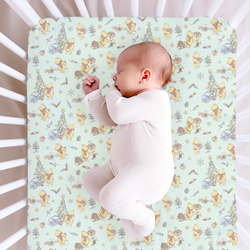 Woodland Christmas Wishes Fitted Sheet Knit - Pre Order - Christmas Special
