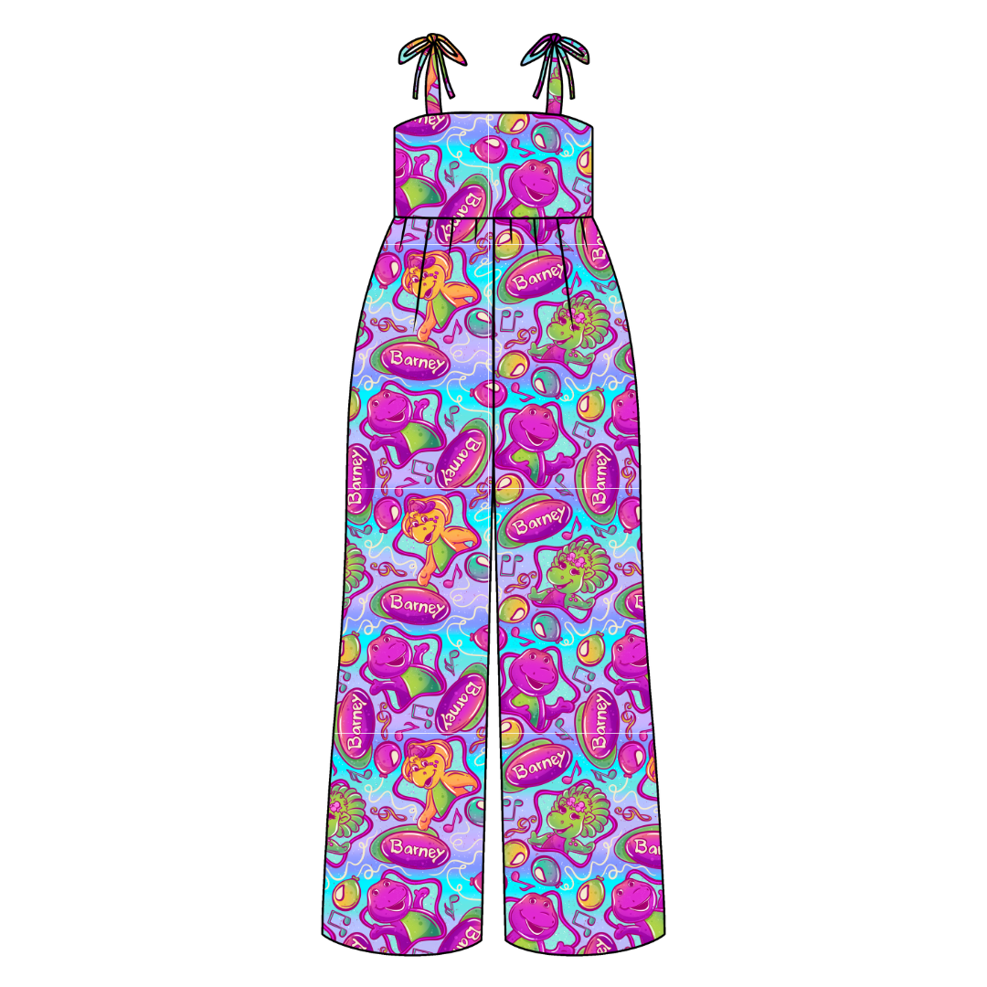 Imagination Rene Adult Shoulder Tie Jumpsuit Bamboo - Pre Order