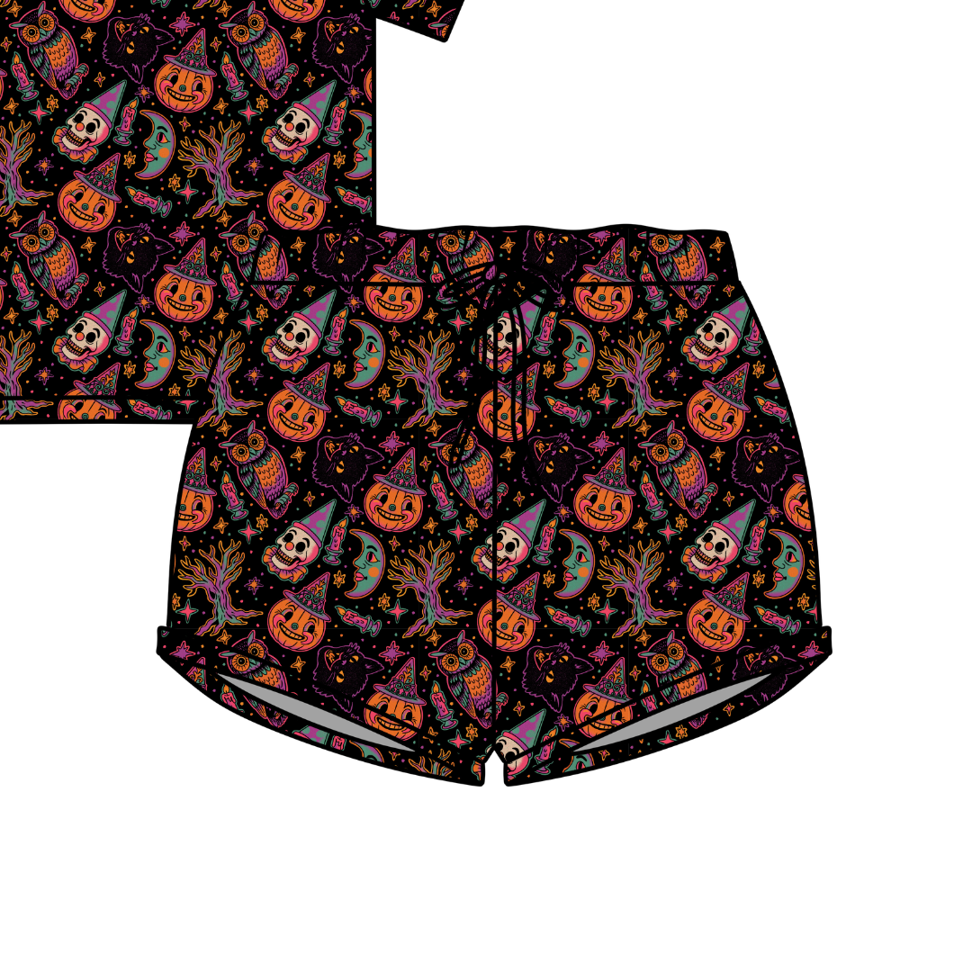 Witching Hour Jazzy Adult Pajama Bamboo Shorts - Pre Order