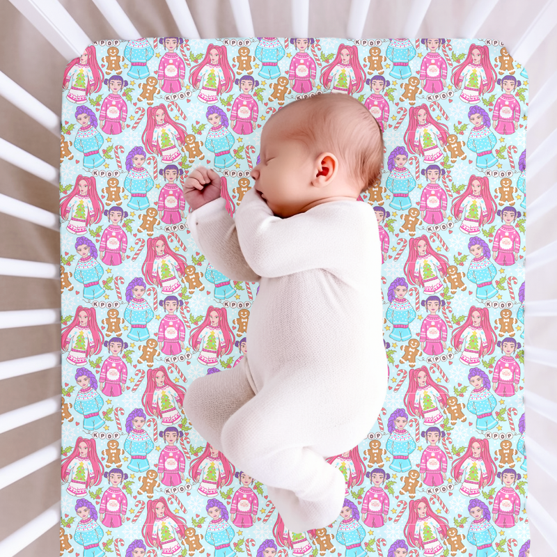 Holiday Pop Fitted Sheet Knit - Pre Order - Christmas Special