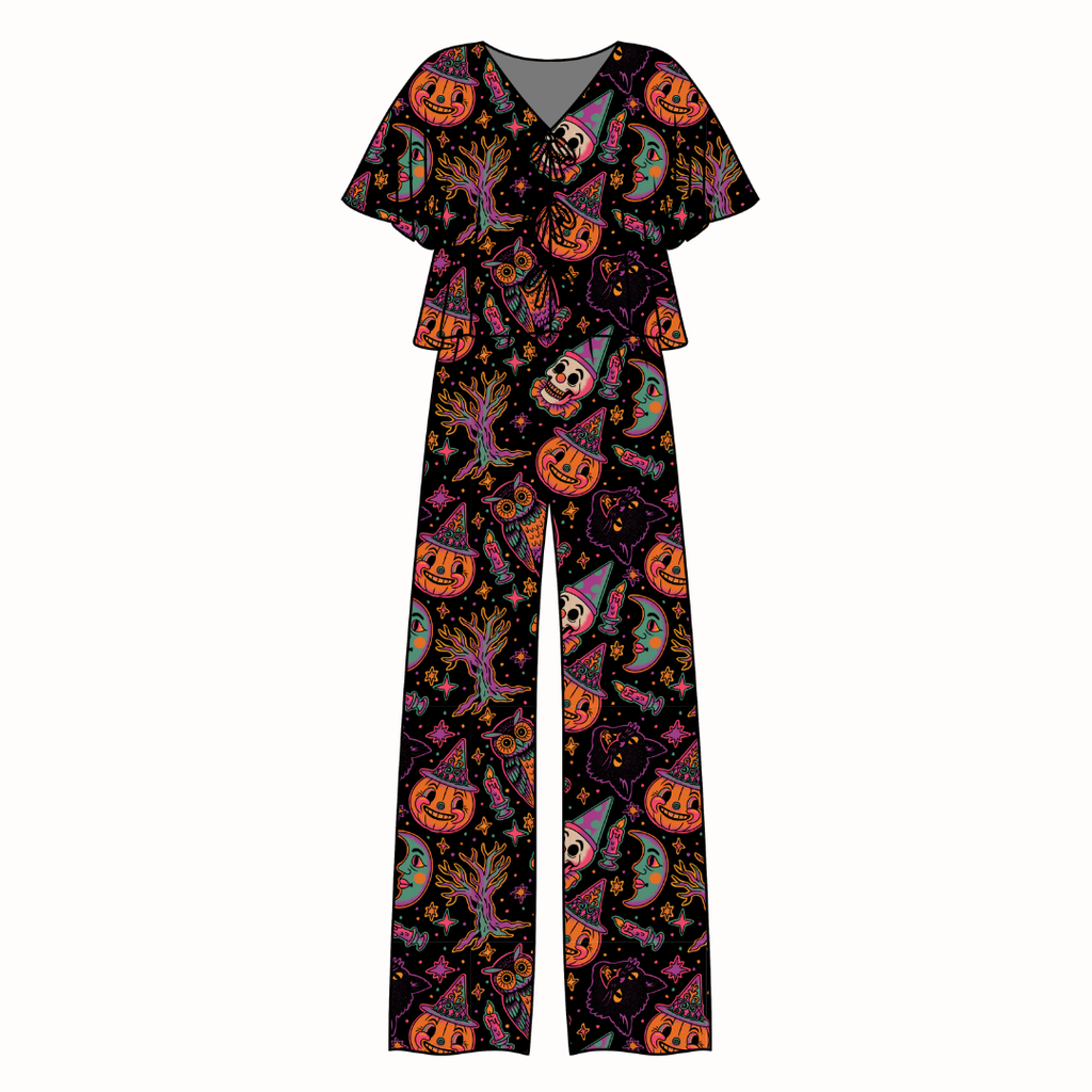 Witching Hour - Lollipop Women's Front Tie Set Bamboo - Pre Order