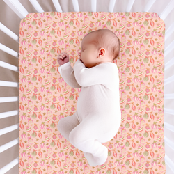 Bubblegum Bells Fitted Sheet Bamboo - Pre Order - Christmas Special