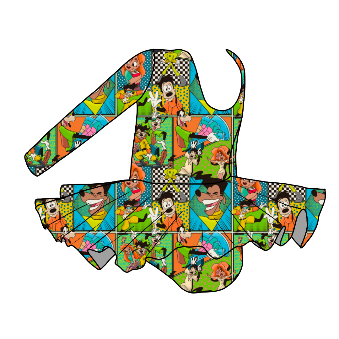 Stand Out - Grace Long Sleeve Skirted Leotard - PRE ORDER