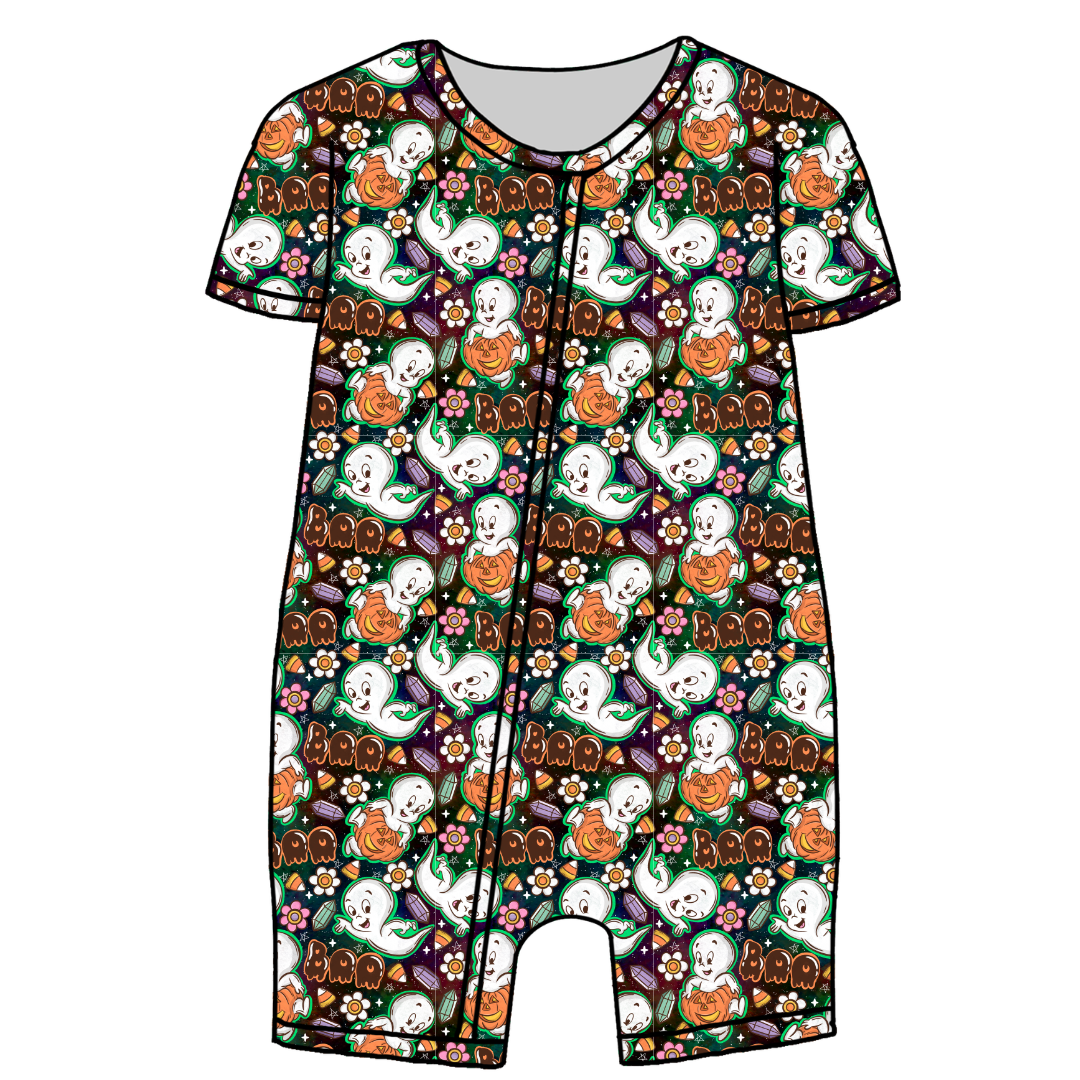 Glam Ghost Bliss Short Sleeve Zippy Bamboo - PRE ORDER