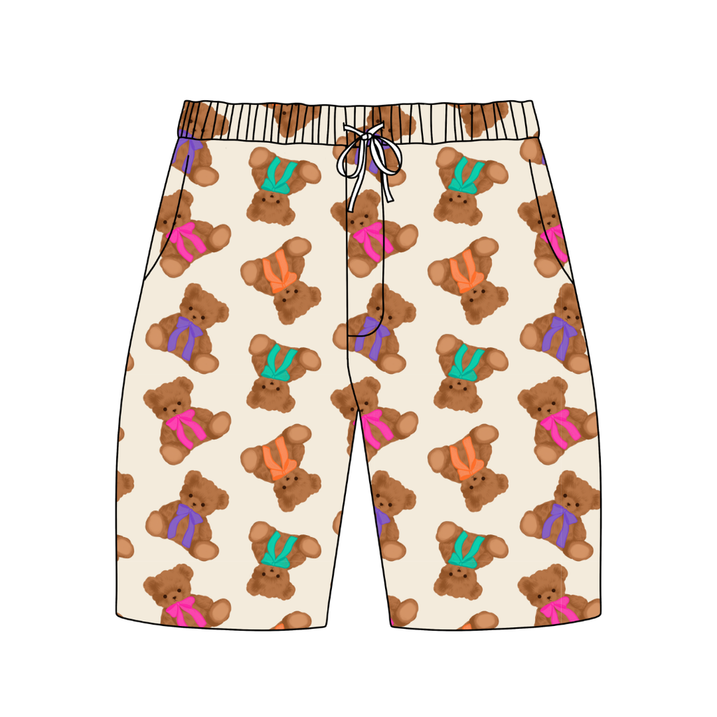 Cuddle Cuties Chill Extended Length Adult Pajama Bamboo Shorts - Pre Order