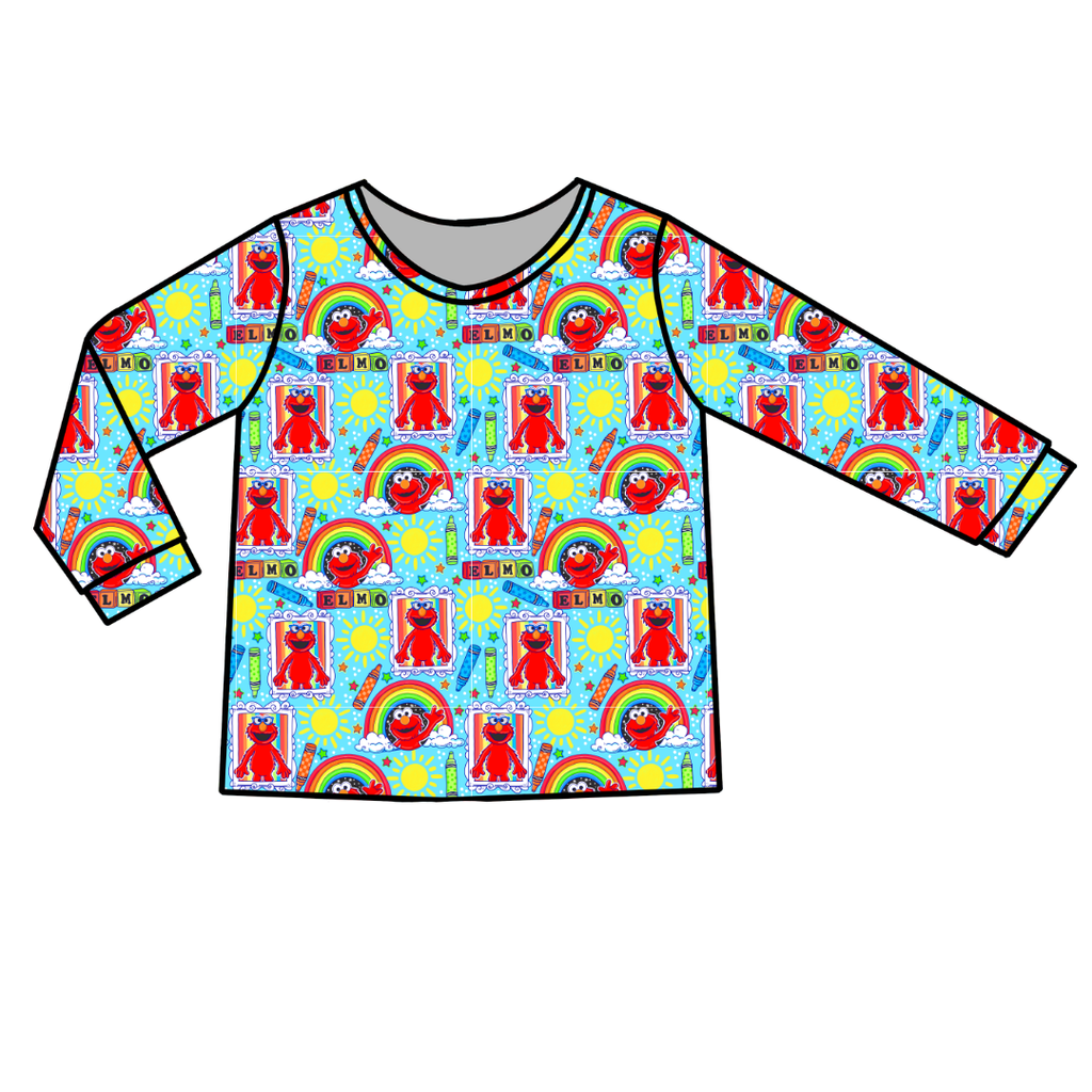 Learning is fun!? Ruby Long Sleeve Bamboo Shirt - Pre Order