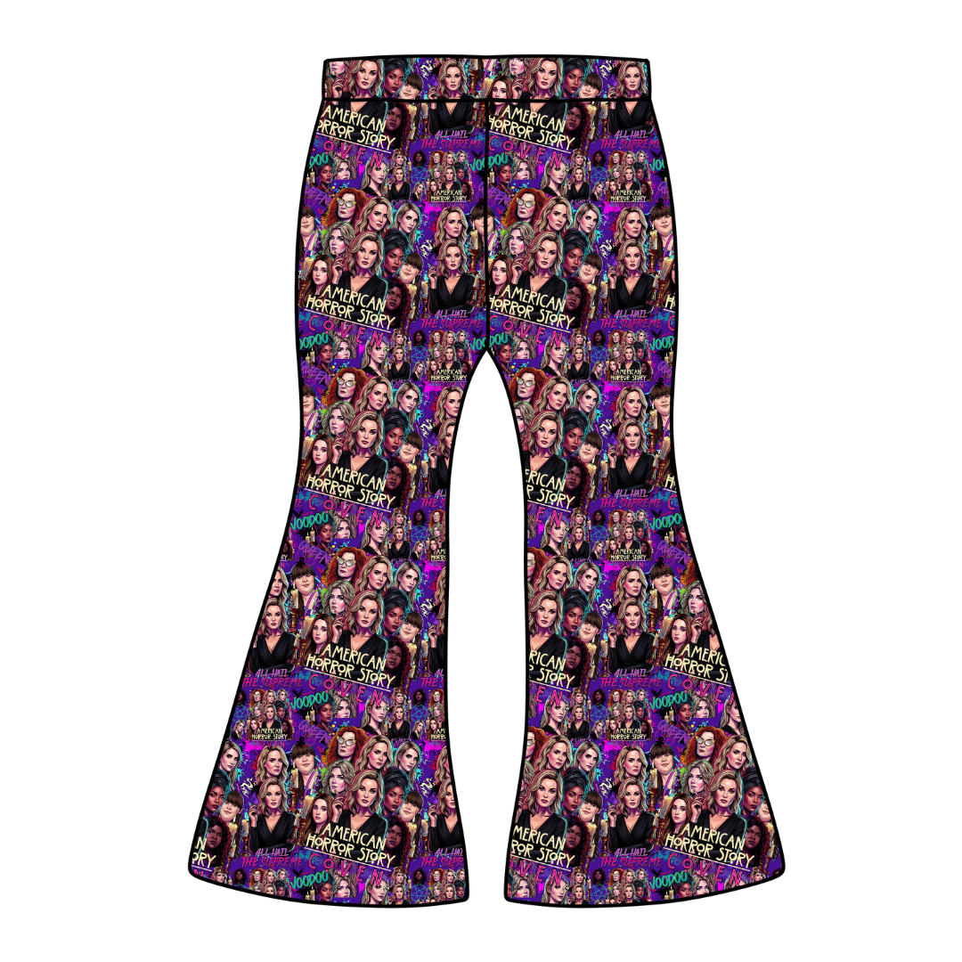 Spellbound Sisters Mod Adult Flare Bamboo Pants - Pre Order