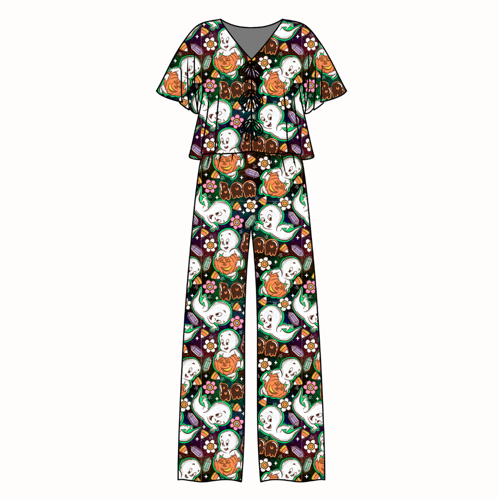 Glam Ghost - Lollipop Women's Front Tie Set Bamboo - Pre Order