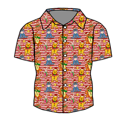 Hunny Acre Cookies Men's Button Down - Bamboo - Pre Order - Christmas Special