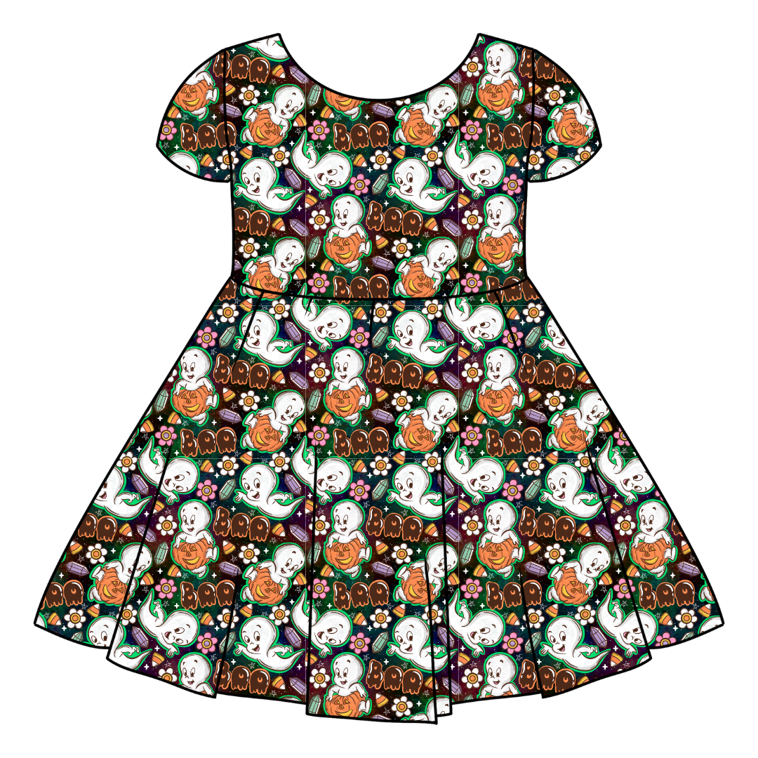 GLAM GHOST - Honey Girl's Twirl Dress Bamboo - PRE ORDER