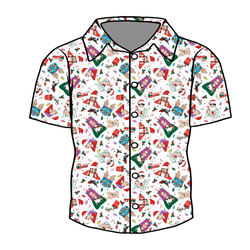 Holiday Harmony Men's Button Down - Bamboo - Pre Order - Christmas Special