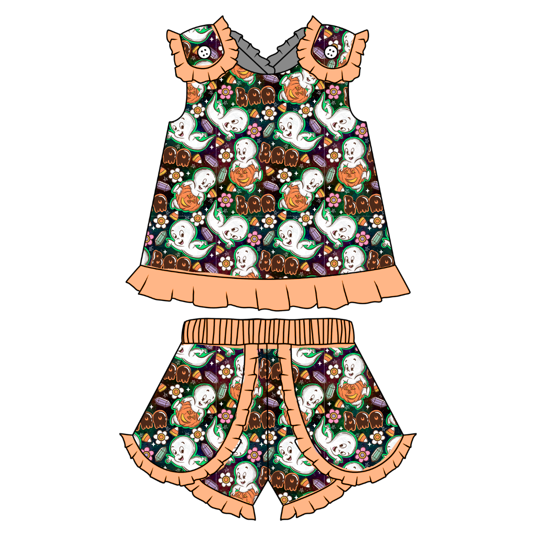Glam Ghost - Evie Tulip Short Set Knit - PRE ORDER