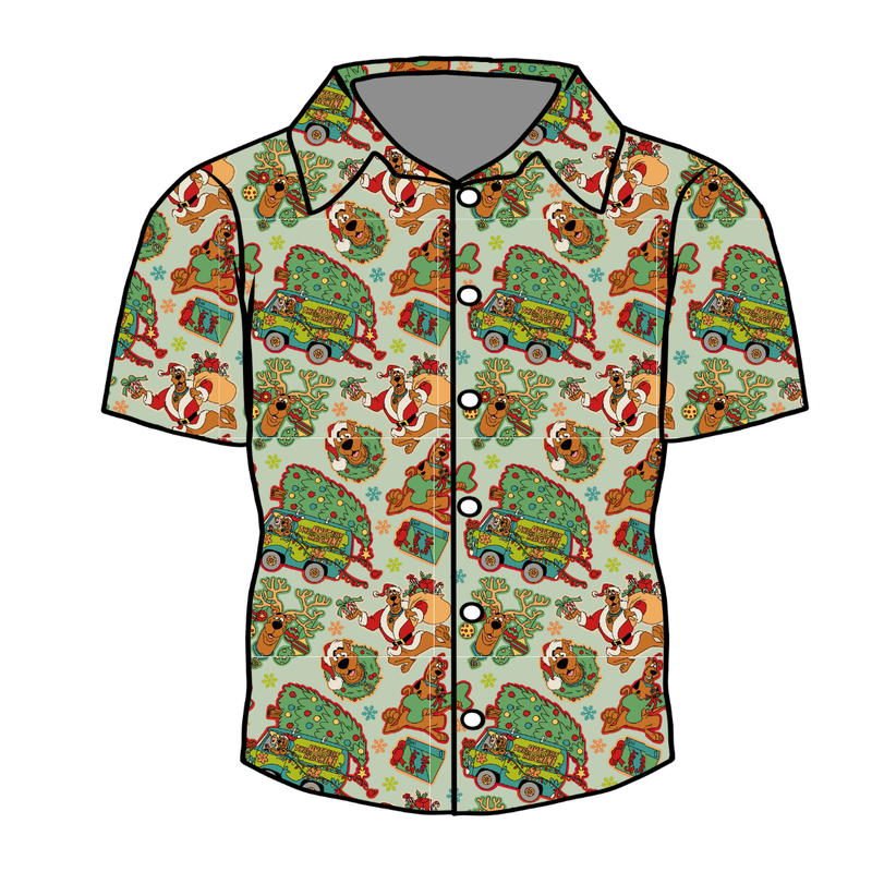 Christmas Mystery Men's Button Down - Bamboo - Pre Order - Christmas Special