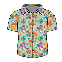 Christmas at the Big House Dapper Button Down Shirt - Bamboo - Pre Order - Christmas Special