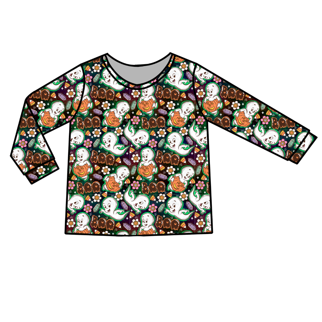Glam Ghost - Ruby Long Sleeve Bamboo Shirt - Pre Order