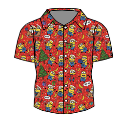 Holiday Shenanigans Men's Button Down - Bamboo - Pre Order - Christmas Special