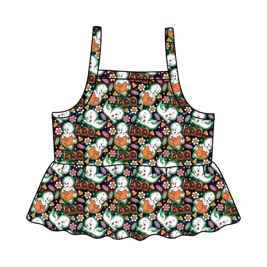Glam Ghost - Tootsie Peplum Tank Knit - PRE ORDER