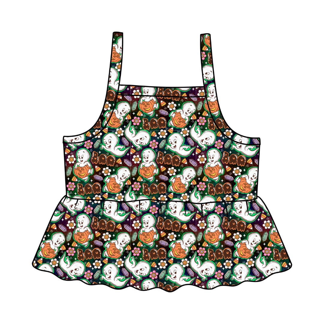Glam Ghost - Tootsie Peplum Tank Knit - PRE ORDER