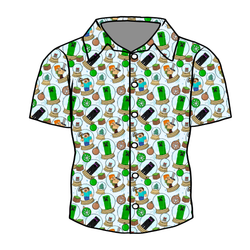 Christmas Crafts Dapper Button Down Shirt - Bamboo - Pre Order - Christmas Special