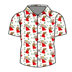 Under the Tree Dapper Button Down Shirt - Bamboo - Pre Order - Christmas Special