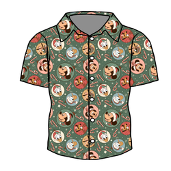 Main St Magic Dapper Button Down Shirt - Bamboo - Pre Order - Christmas Special