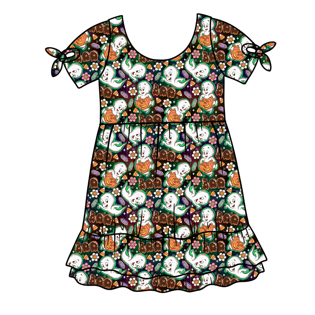 Glam Ghost - Serenity Short Sleeve Lounge Dress - PRE ORDER