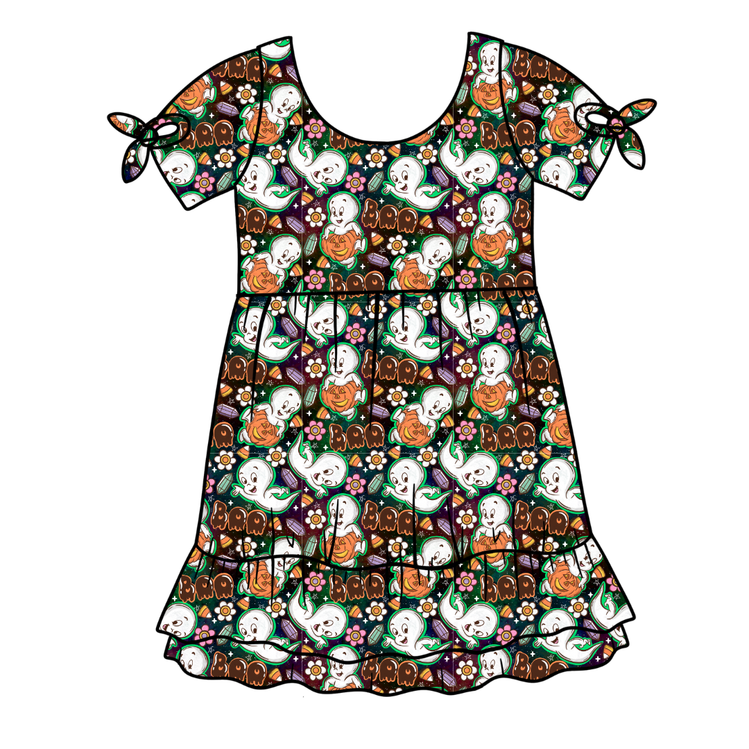 Glam Ghost - Serenity Short Sleeve Lounge Dress - PRE ORDER