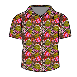 Pretty Mean Christmas Dapper Button Down Shirt - Bamboo - Pre Order - Christmas Special