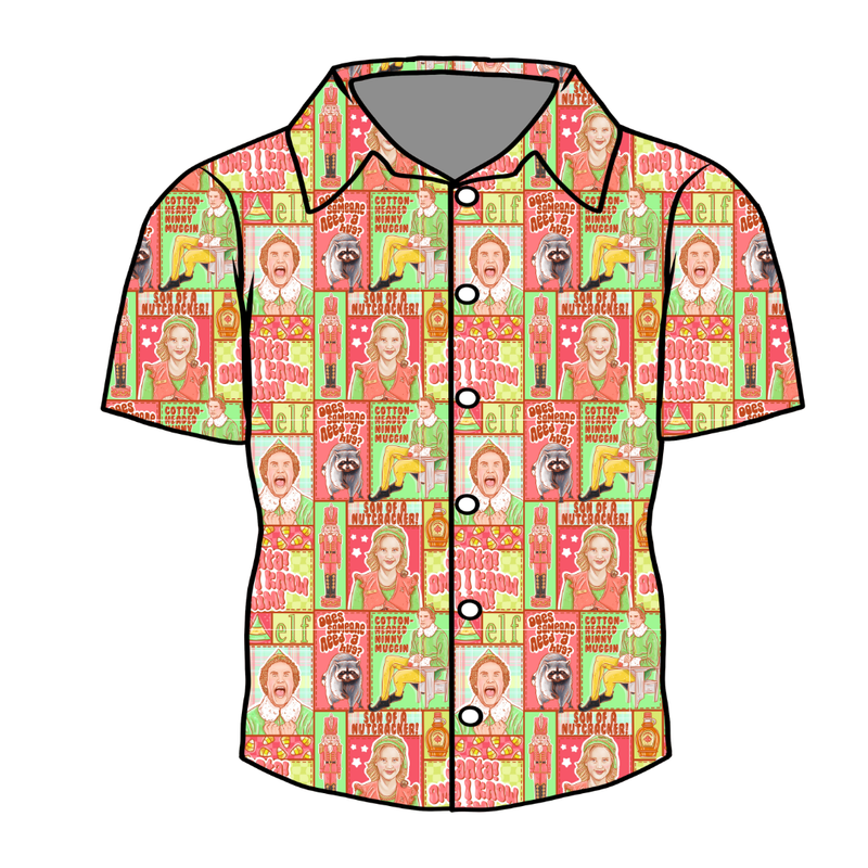 Someone Needs a Hug Men's Button Down - Bamboo - Pre Order - Christmas Special