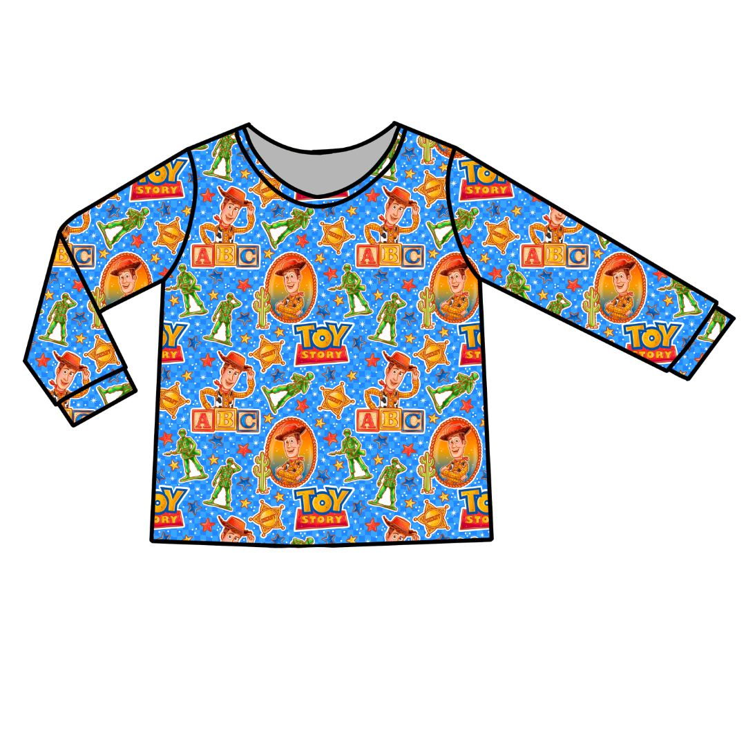 Andy's Toys Ruby Long Sleeve Bamboo Shirt - Pre Order
