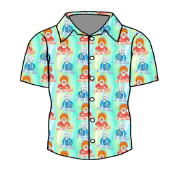 Too Much Christmas Dapper Button Down Shirt - Bamboo - Pre Order - Christmas Special