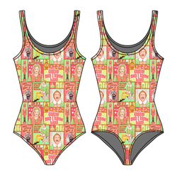 Someone Needs a Hug Sapphire Women's Tank Leotard - Bamboo - Pre Order - Christmas Special