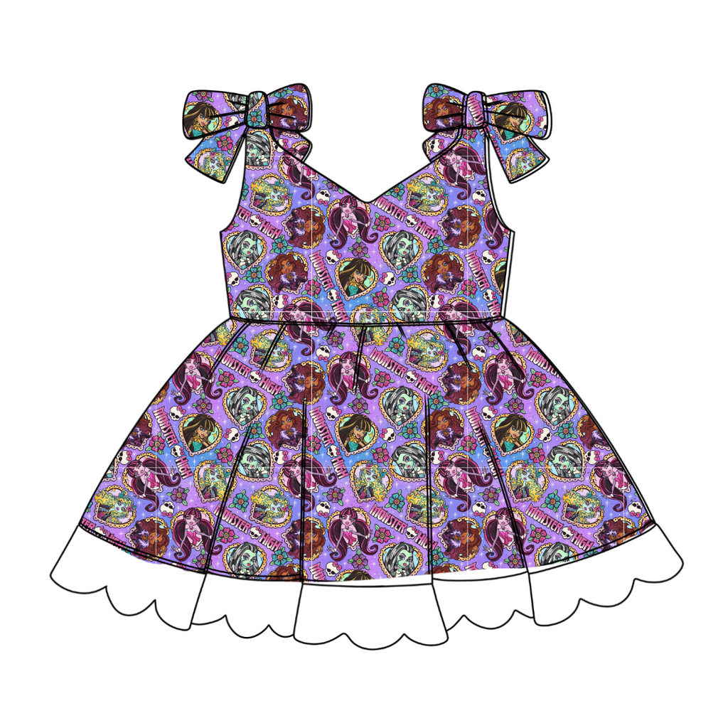 Ghoul Squad - Zoe Twirl Party Dress - PRE ORDER